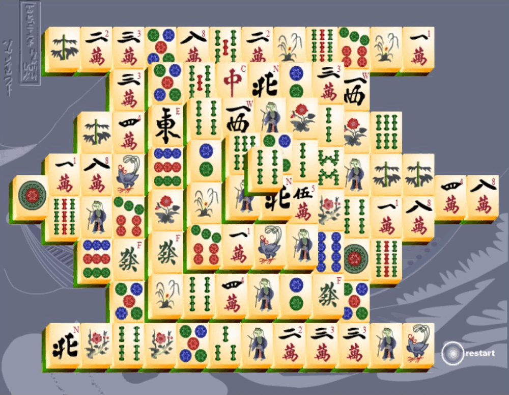 Mahjong Titans Link jogo online grátis